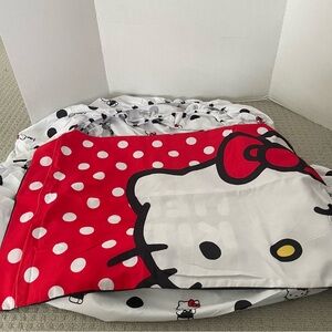 New hello kitty twin size fitted sheet and pillow case